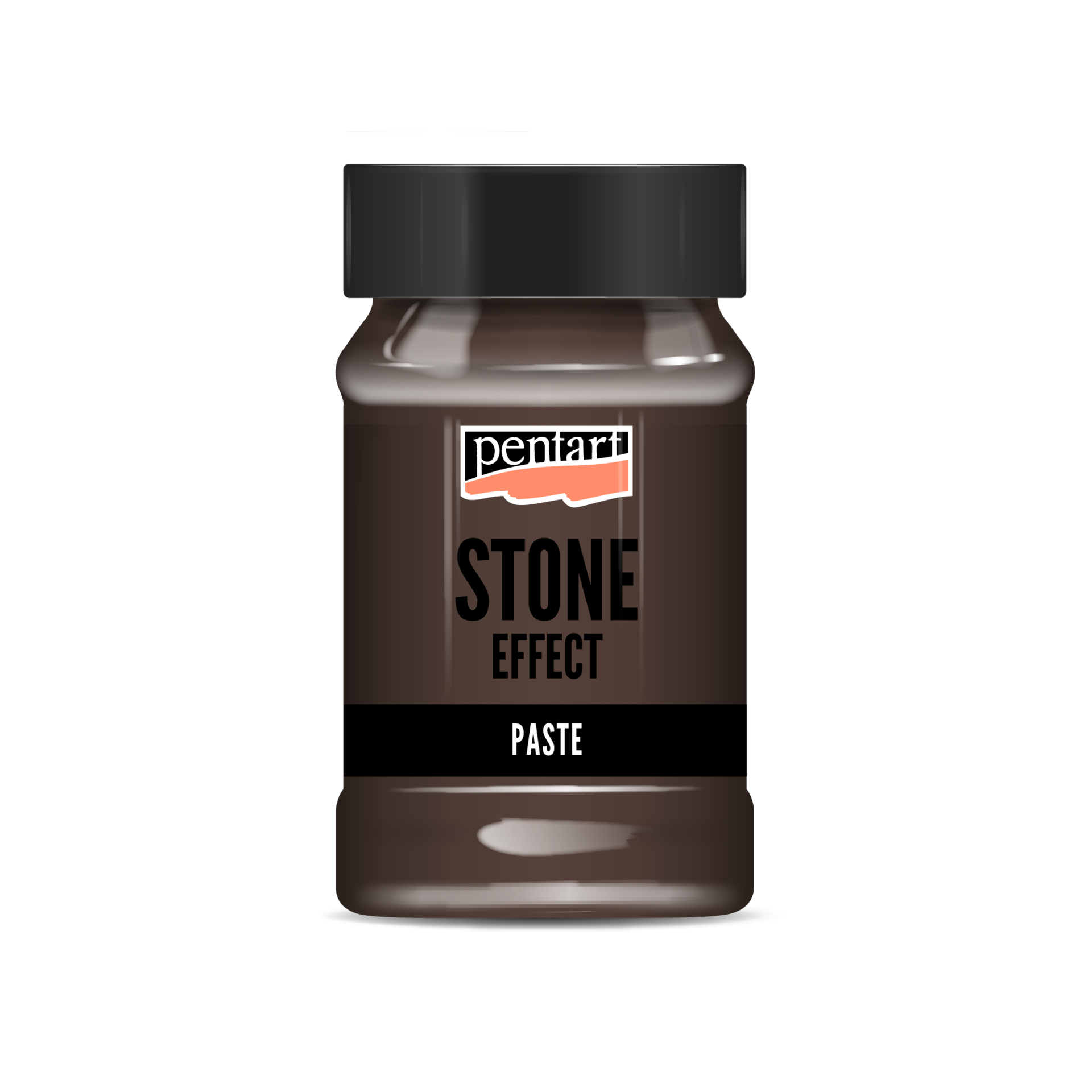 Pentart Steinpaste 100ml - brauner Granit - Bastelschachtel