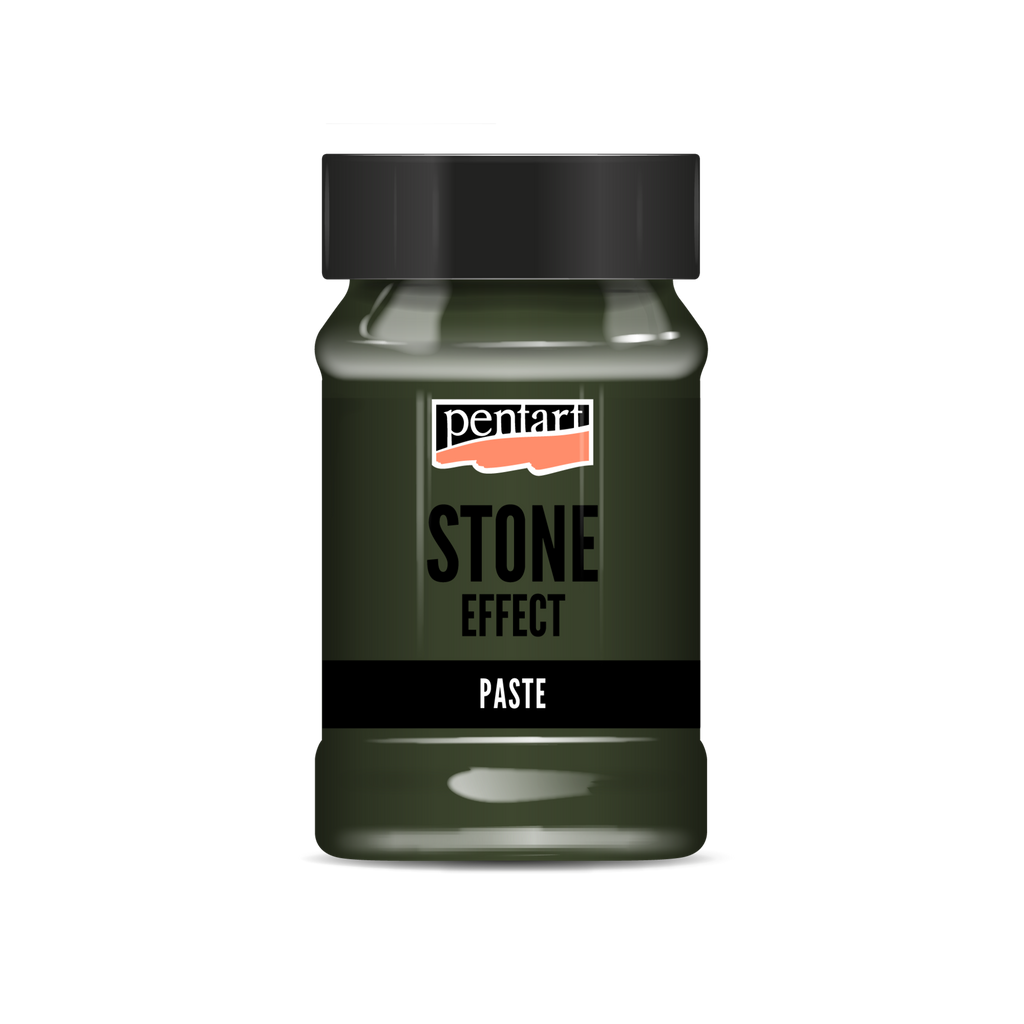 Pentart Steinpaste 100ml - grüner Granit - Bastelschachtel