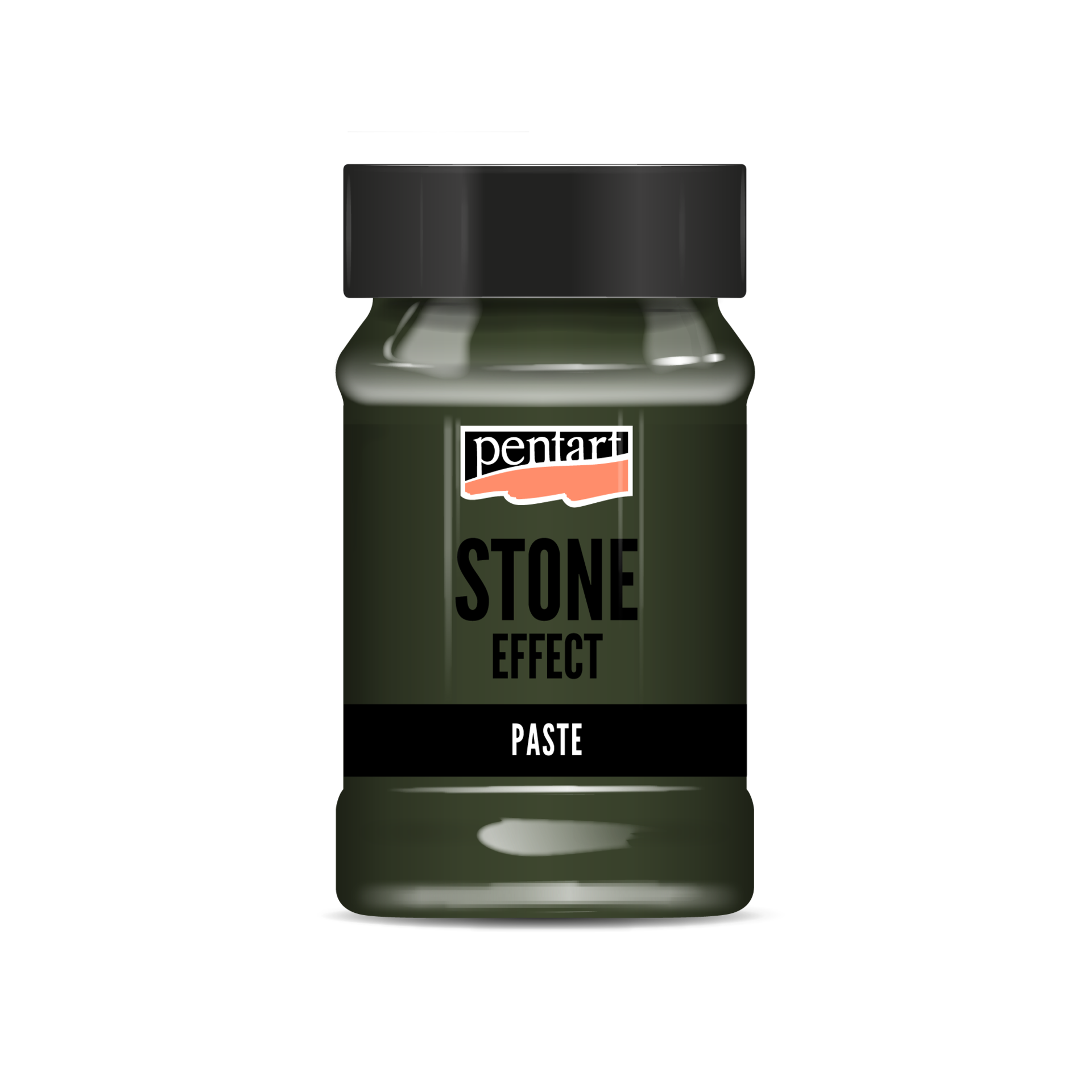Pentart Steinpaste 100ml - grüner Granit - Bastelschachtel