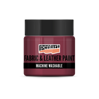 Pentart Textil- und Lederfarbe 50ml - bordeaux - Bastelschachtel