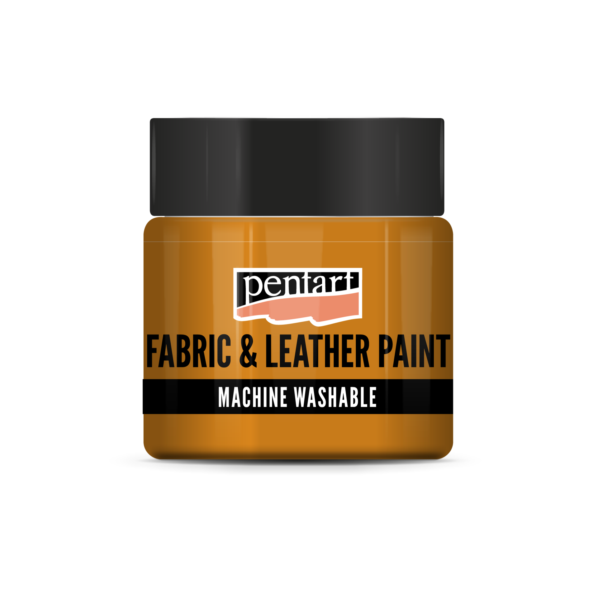 Pentart Textil- und Lederfarbe 50ml - orange - Bastelschachtel