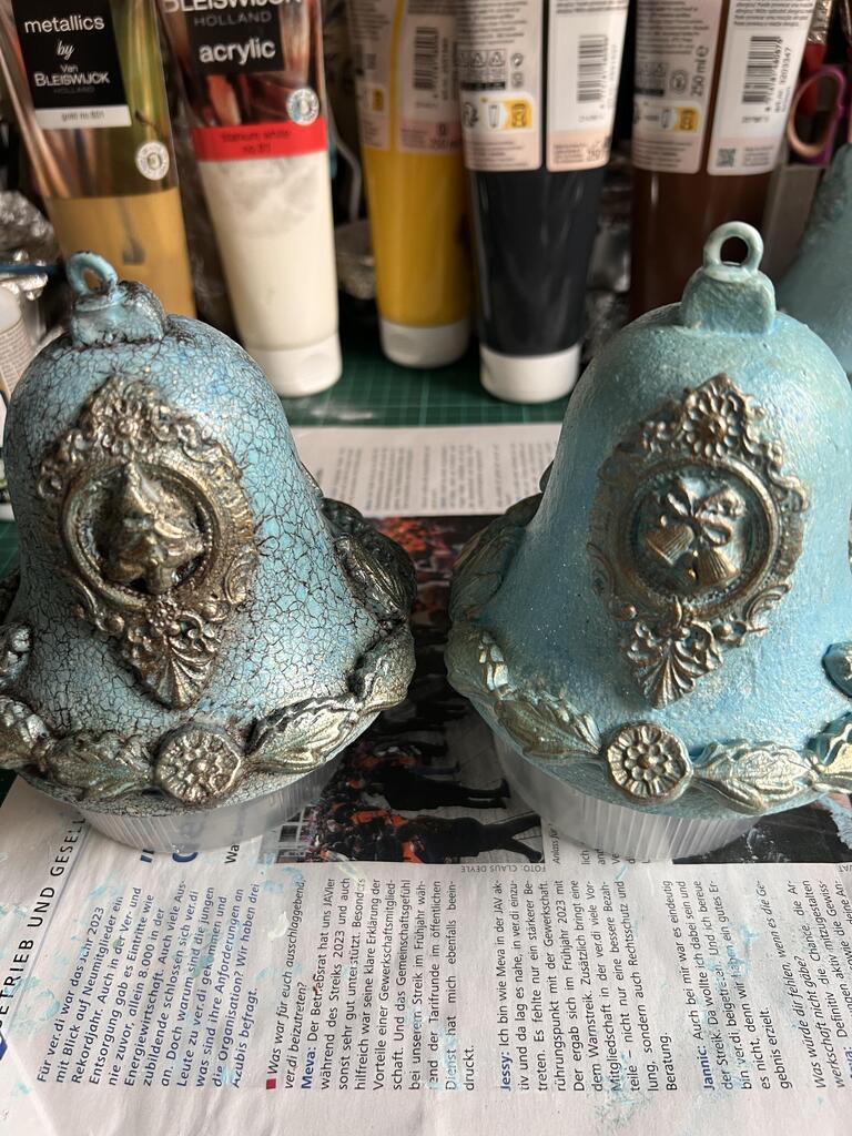 Pentart Zwei Phasen-Reisslack Set klassisch, 2x50ml - Bastelschachtel