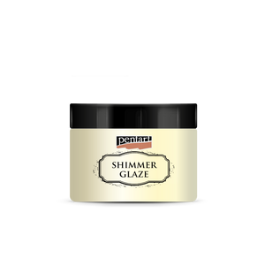 Helle Paste im Tiegel mit dem Namen Shimmer Glaze