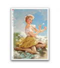 PINUP-0038. Pin-Up Rice Paper for decoupage.