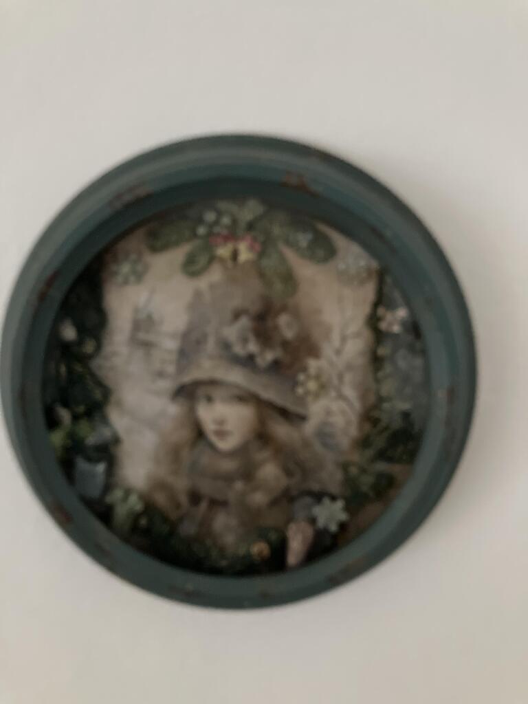 Reispapier A4 - Olivia with horse - Bastelschachtel