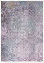 Reispapier Kreativ Set- Evening meadow - Bastelschachtel