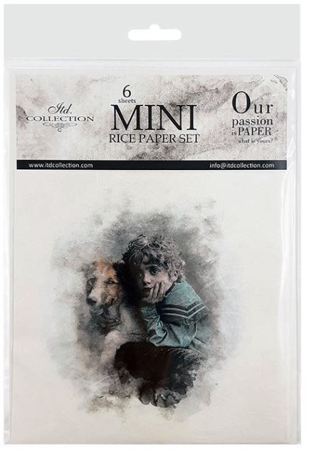 Reispapier Mini Set - Bastelschachtel