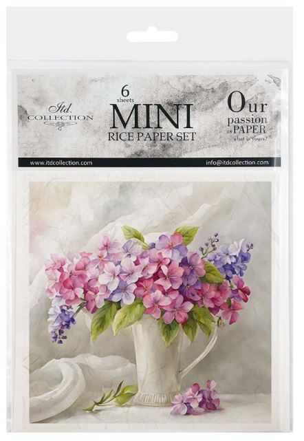 Reispapier Mini Set - Bastelschachtel
