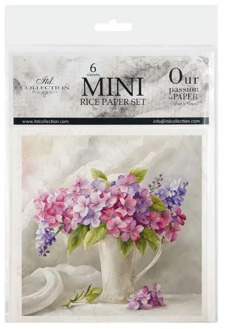 Reispapier Mini Set - Bastelschachtel