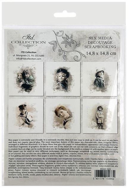Reispapier Mini Set - Bastelschachtel