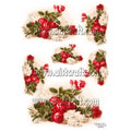 Reispapier 32x45cm -  Roses with white lilac