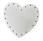 Korbboden Set Herz - für Peddigrohr 3mm - Bastelschachtel - Korbböden/ Peddigrohr - 