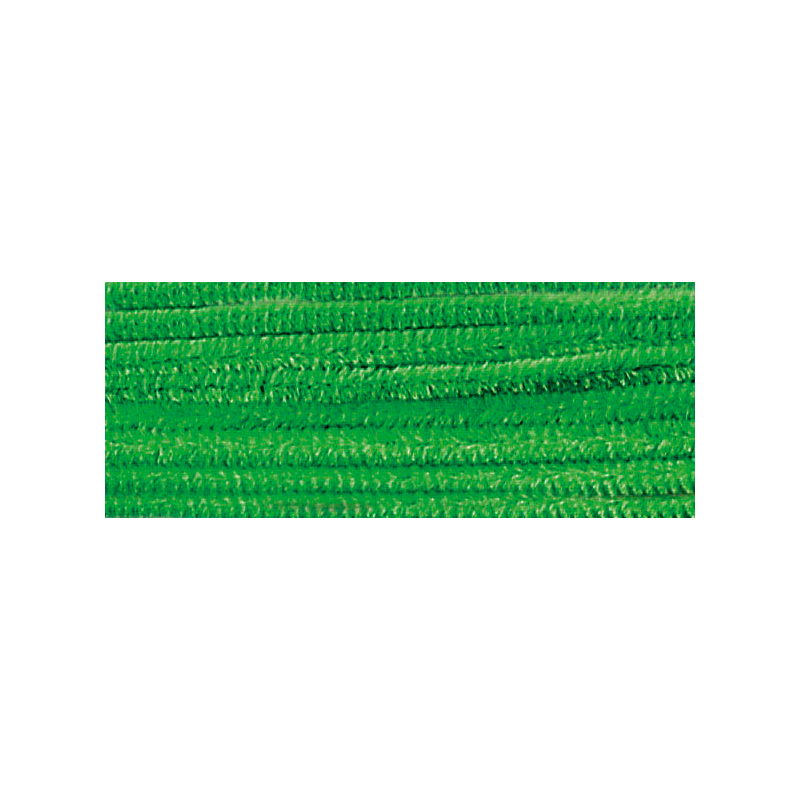 Chenilledraht / Biegeplüsch grün