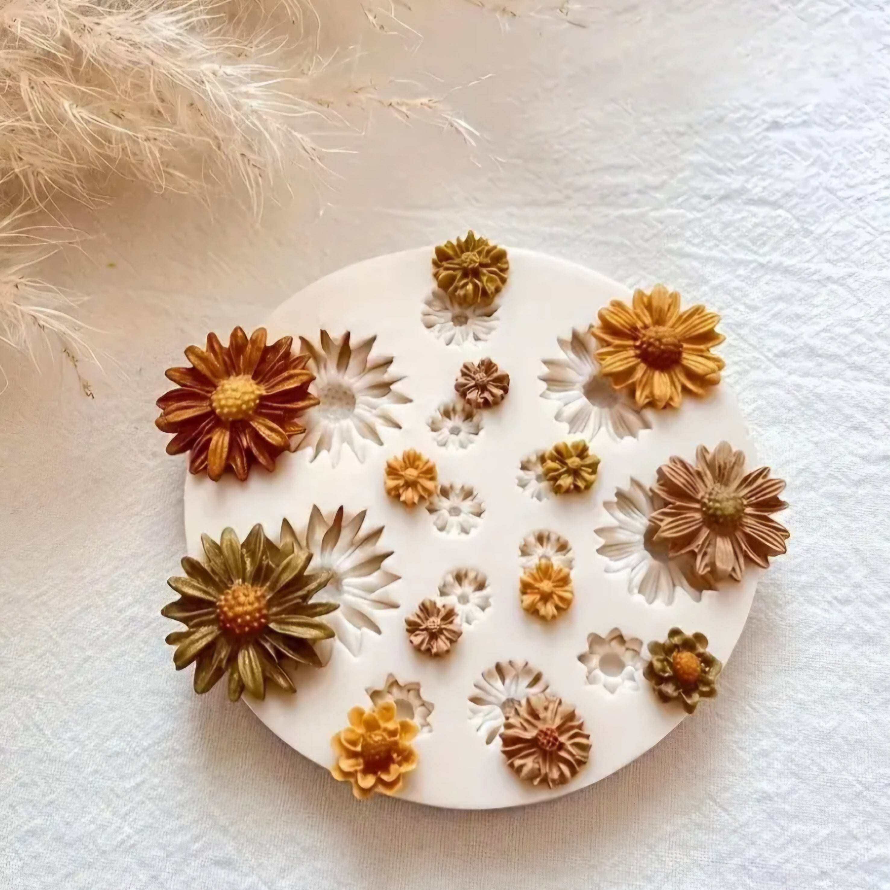 Silikonform - Blumenwiese groß