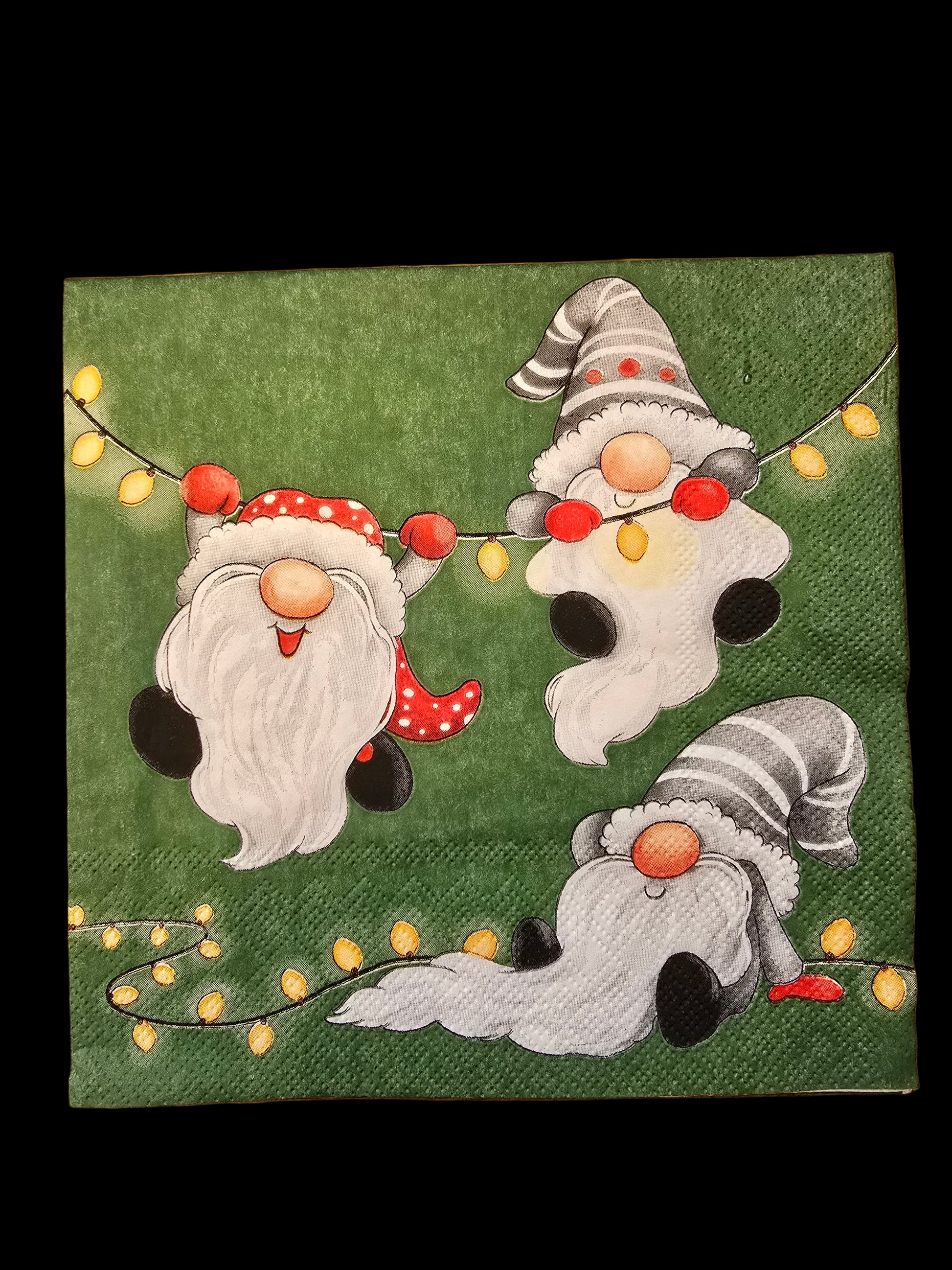 Servietten Set  - Wichtelparty Weihnachten