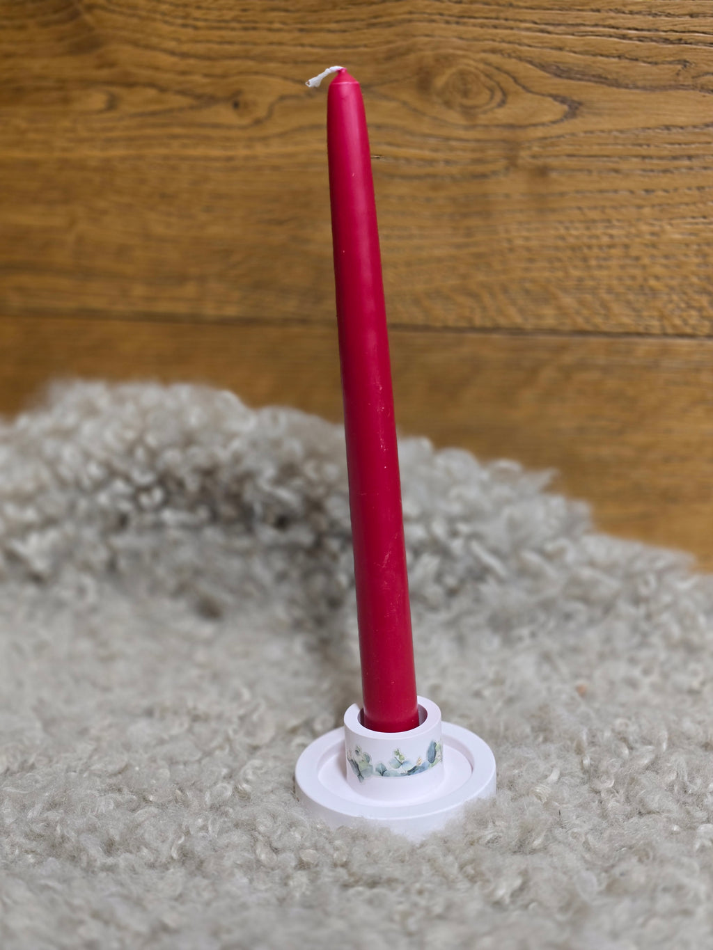 Kerzenständer liebevoll verziert - Charmante Raysin Deko