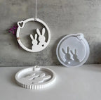 Silikonform - Osterkranz - Türkranz - Bastelschachtel - Präge/ Gieß/ Silikonformen - 