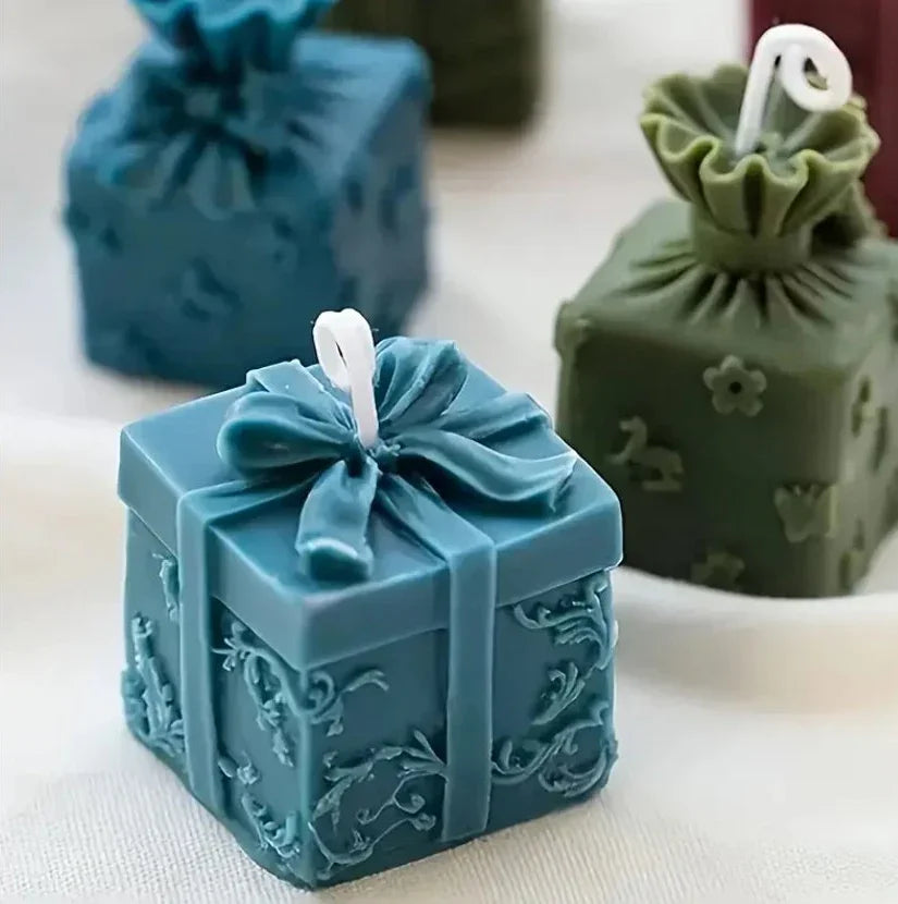 Silikonform Kerzen gießen Geschenk - Bastelschachtel - Bastelset - 