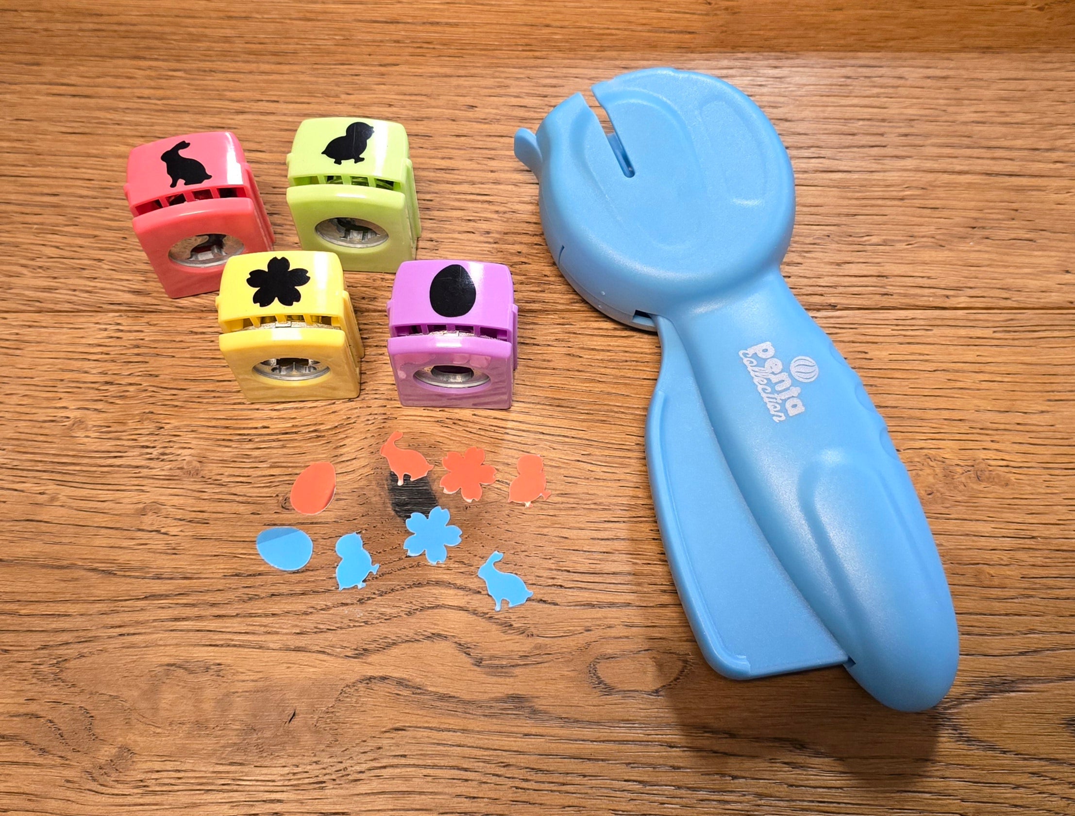 Stanzzange mit 4 Motiven