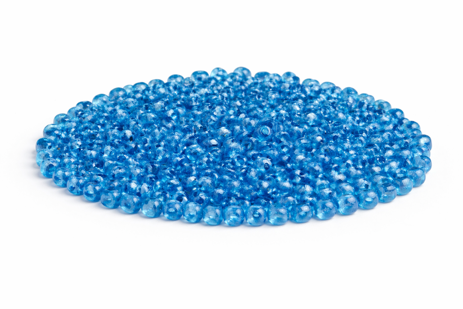 Rocailles Glasperlen 2mm royalblau glänzend