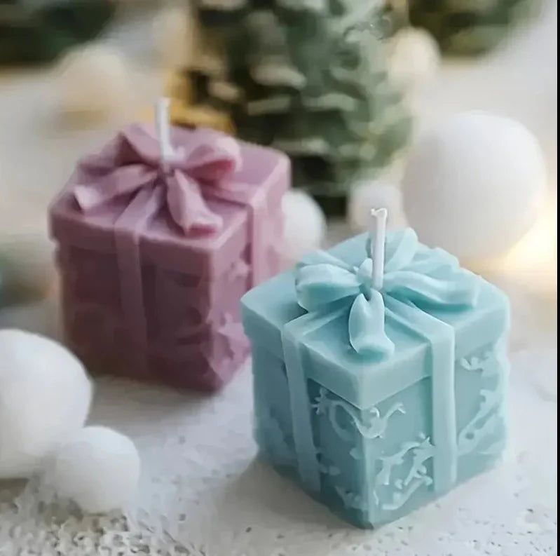 Silikonform Kerzen gießen Geschenk - Bastelschachtel - Bastelset - 