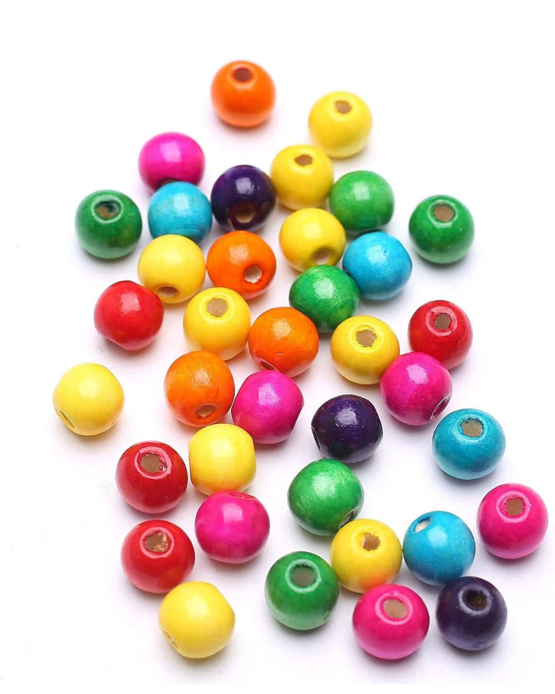 Holzperlen Bunt 20mm