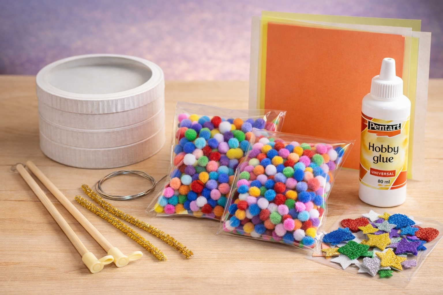 Laternen Kinder Bastelset 2er Set