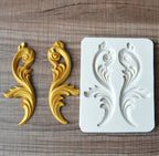 Silikonform - Barock Scrolled Ornaments