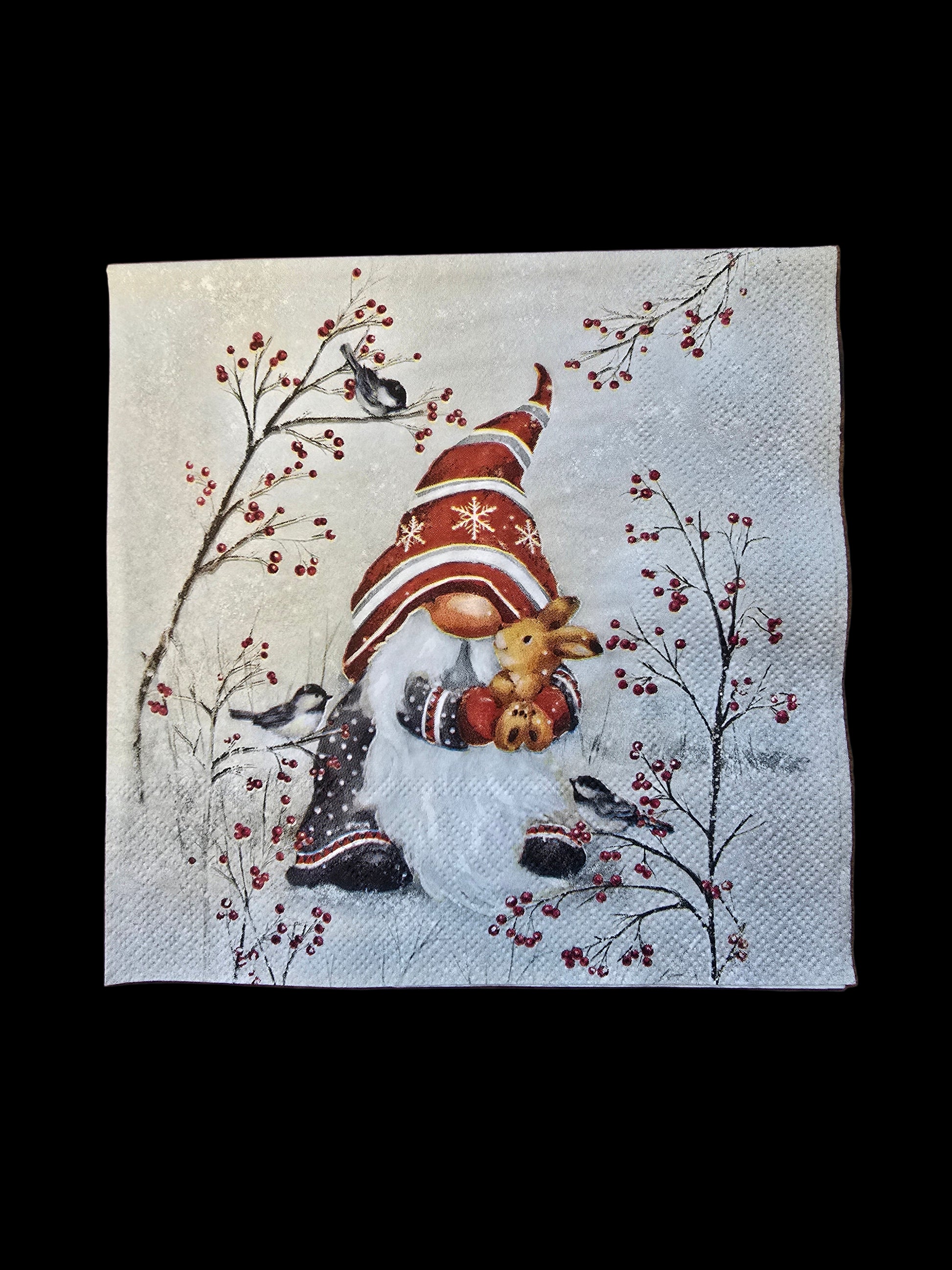 Servietten Set  - Wichtel Weihnachten