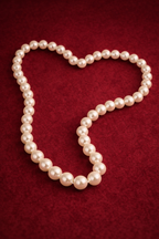 Perlenkette Elfenbein – 8 mm, aufgefädelt (500 g)