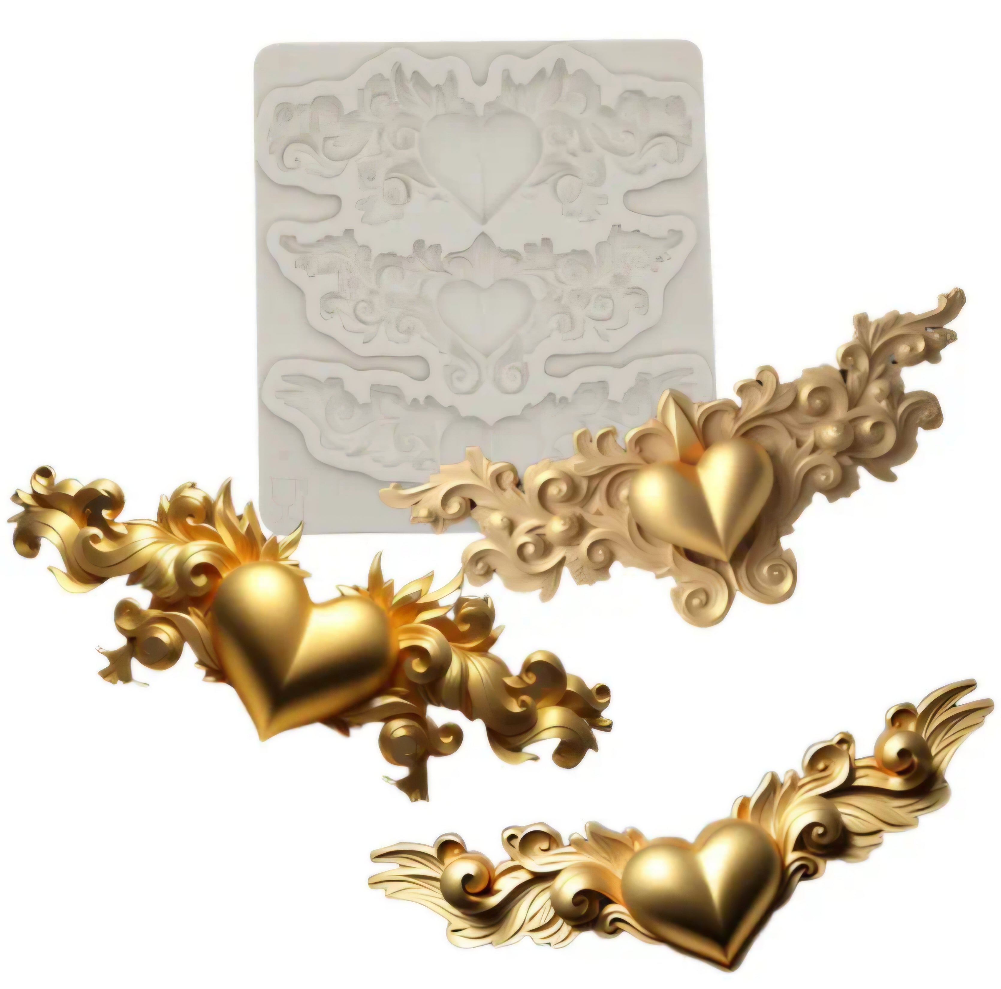 Silikonform - Valentins Herz