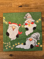 Servietten Set mit Decoupage-Kleber - Wichtelset Weihnachten - Bastelschachtel - Servietten/ Set - 