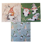 Servietten Set mit Decoupage-Kleber - Wichtelset Weihnachten - Bastelschachtel - Servietten/ Set - 