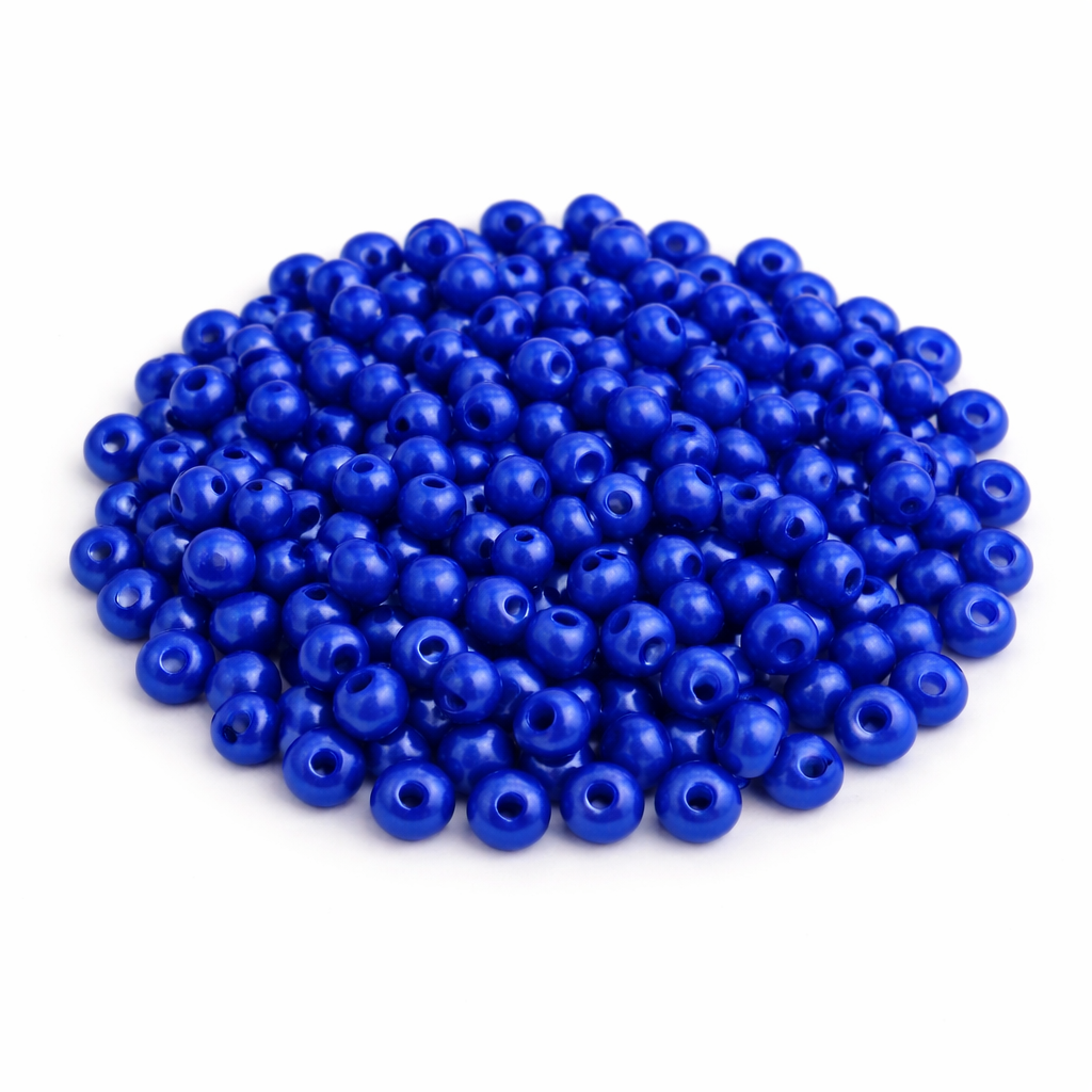 Rocailles Glasperlen 2mm azurblau matt