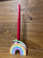 Kerzenhalter Regenbogen - handgemacht