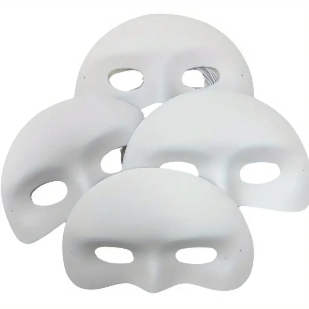 Leermaske zum Anmalen - 4er Set