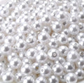 Weiße Perlen – 500 Stück - 10mm
