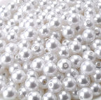 Weiße Perlen – 500 Stück - 10mm