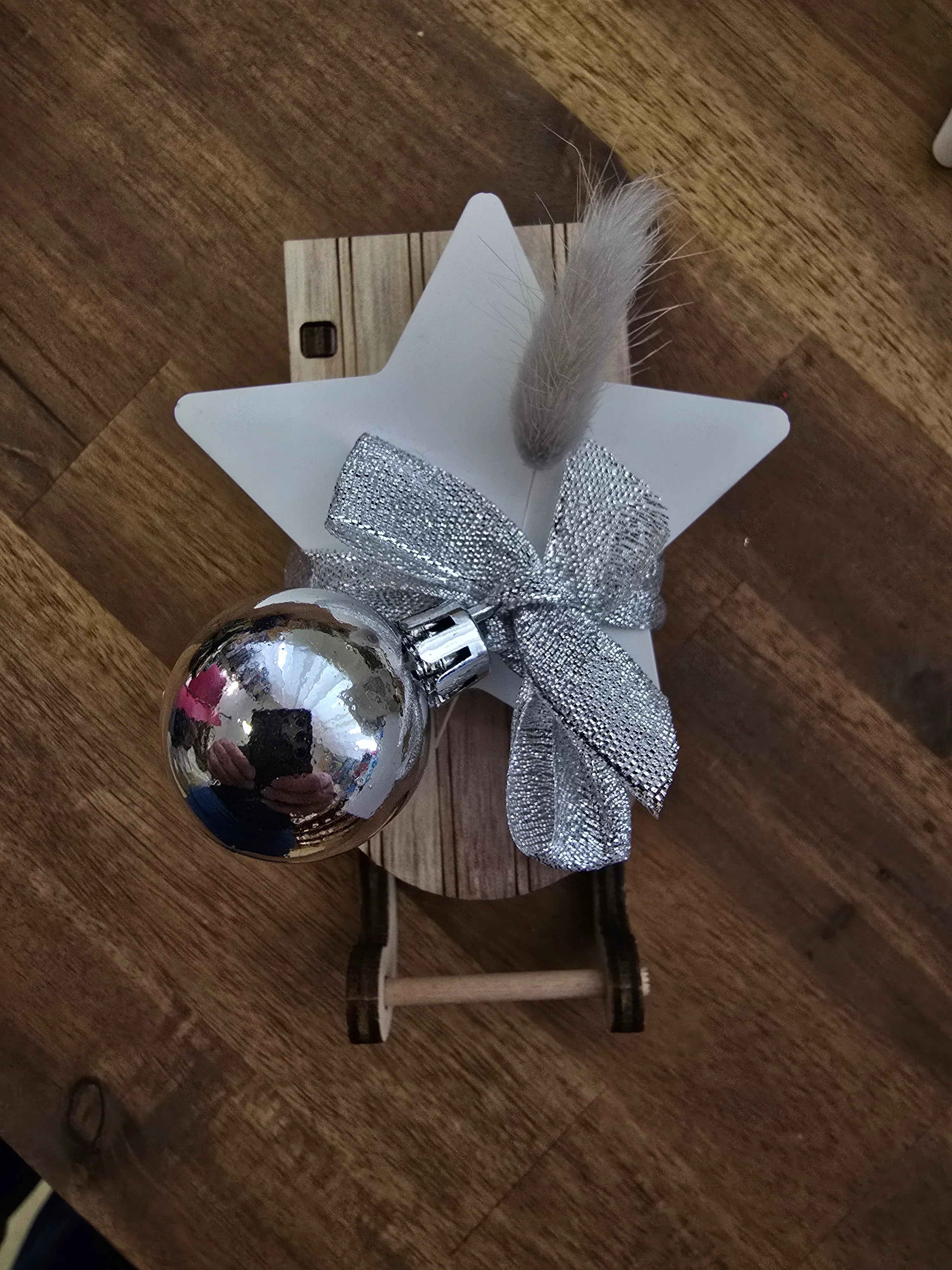 Weihnachtsschlitten - Charmante Raysin Deko - Bastelschachtel - Bastelzubehör - 