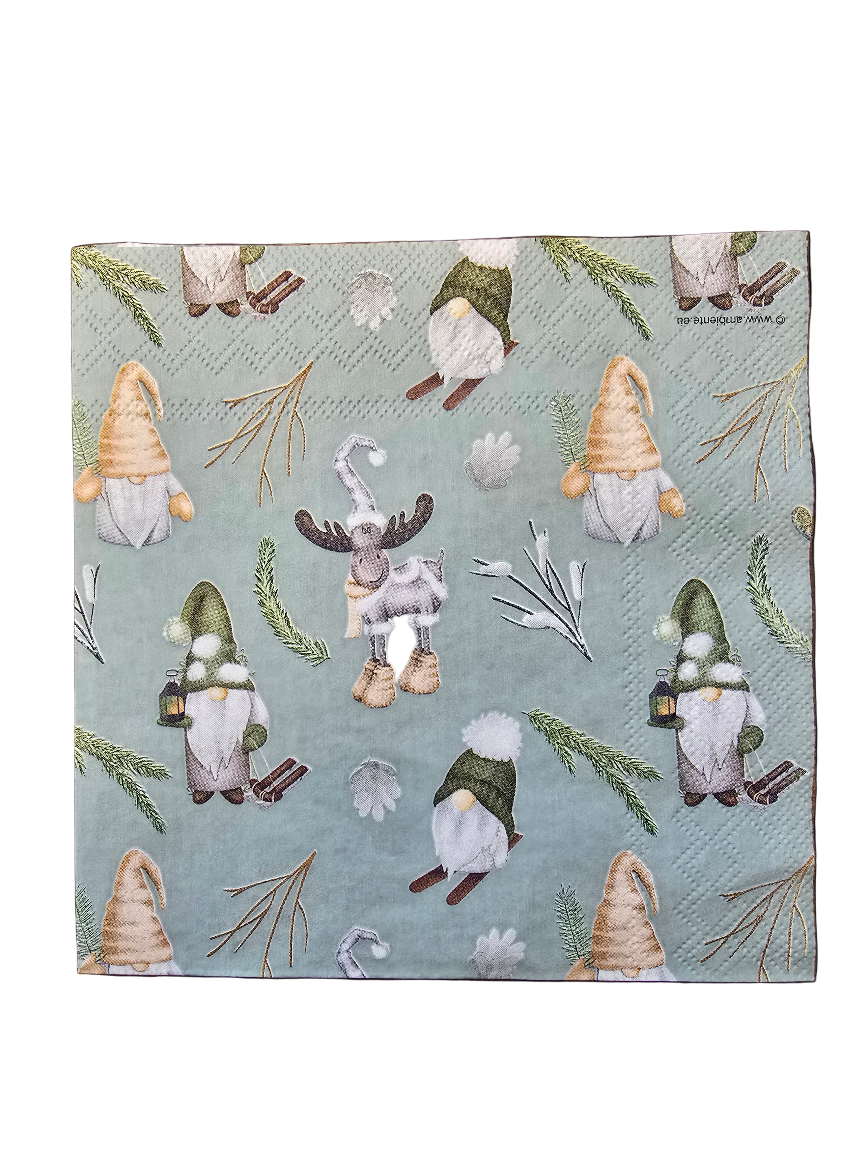 Servietten Set  - kleine Wichtel Weihnachten