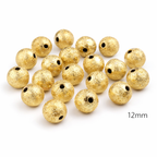 Perlen gold glitzernd - verschiedene Größen