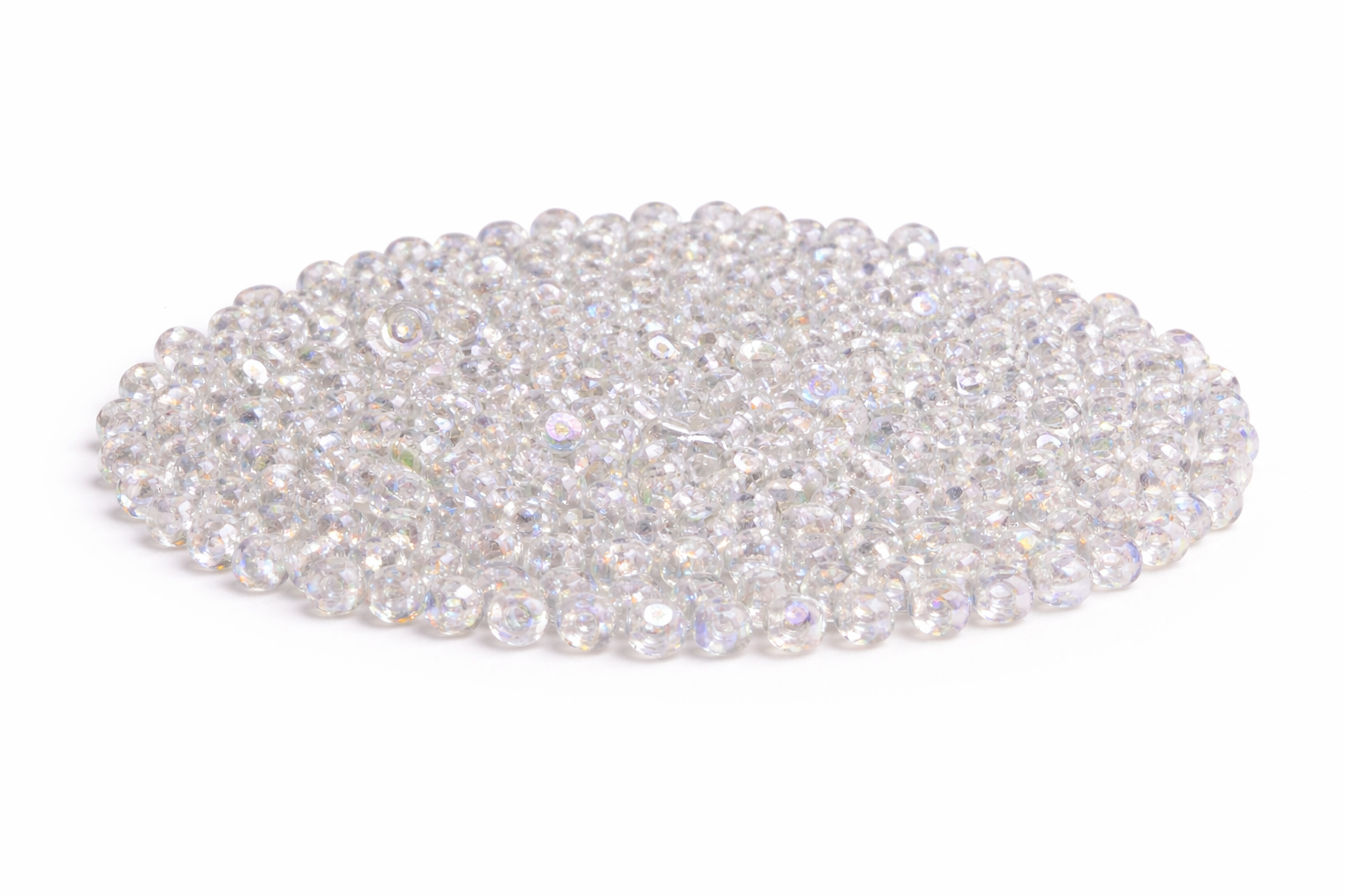 Rocailles Glasperlen 2mm transparent