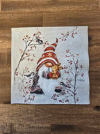 Servietten Set mit Decoupage-Kleber - Wichtelset Weihnachten - Bastelschachtel - Servietten/ Set - 