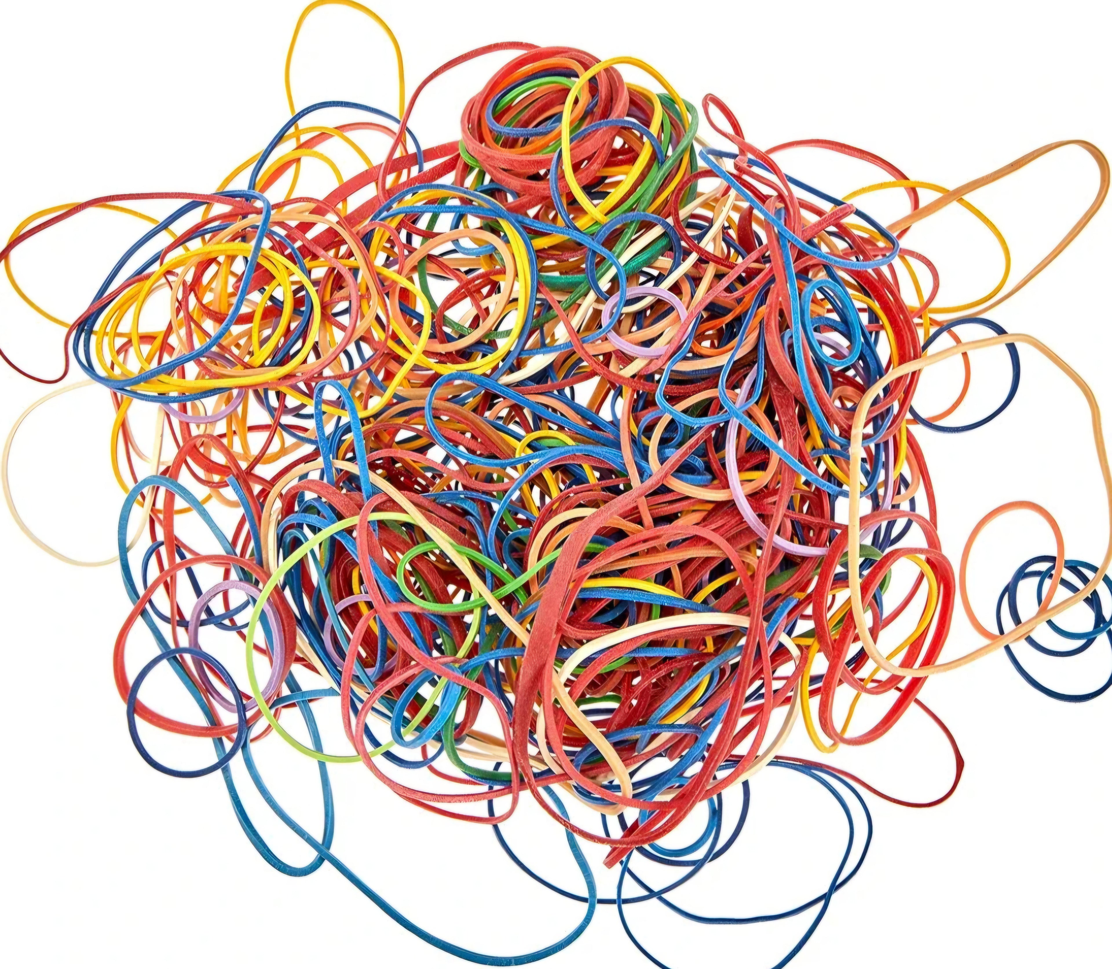 Gummiringe 50g bunt verschiedene Größen