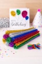 Chenilledraht / Biegeplüsch viele Farben - Bastelschachtel - Bastelzubehör - 