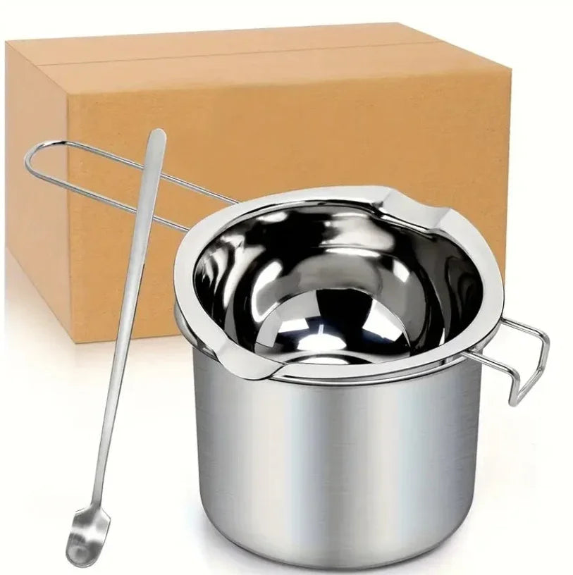 Edelstahl Schmelztiegel für Wachs - Bastelschachtel - Bastelset - 