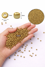 Rocailles Glasperlen 2mm gold