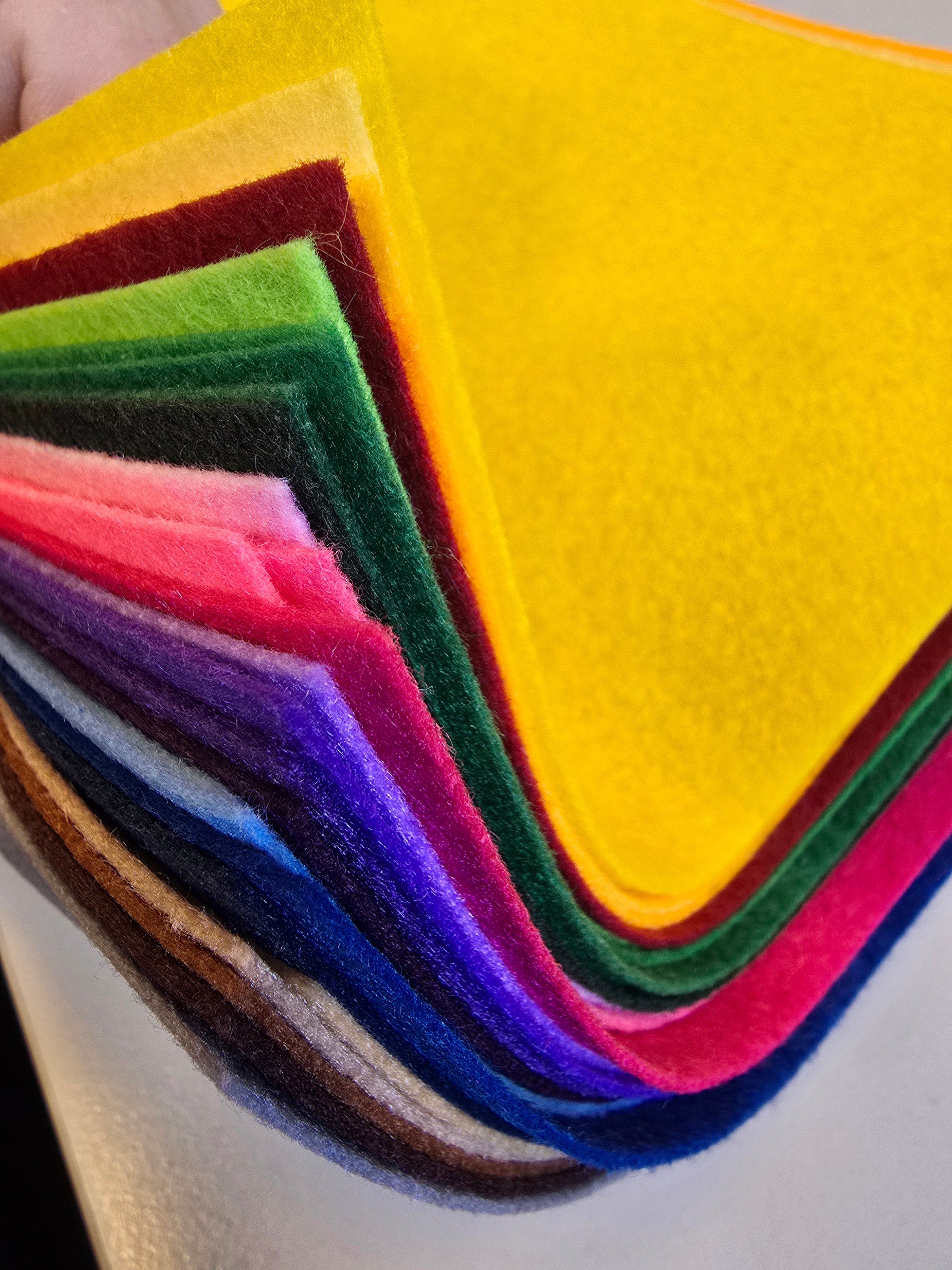 Filzset 27 Farben 1mm A4