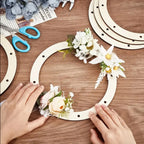 Holz Kranzrahmen im 3er Set - 15cm, 25cm 30cm - Bastelschachtel - Offline Shop - 