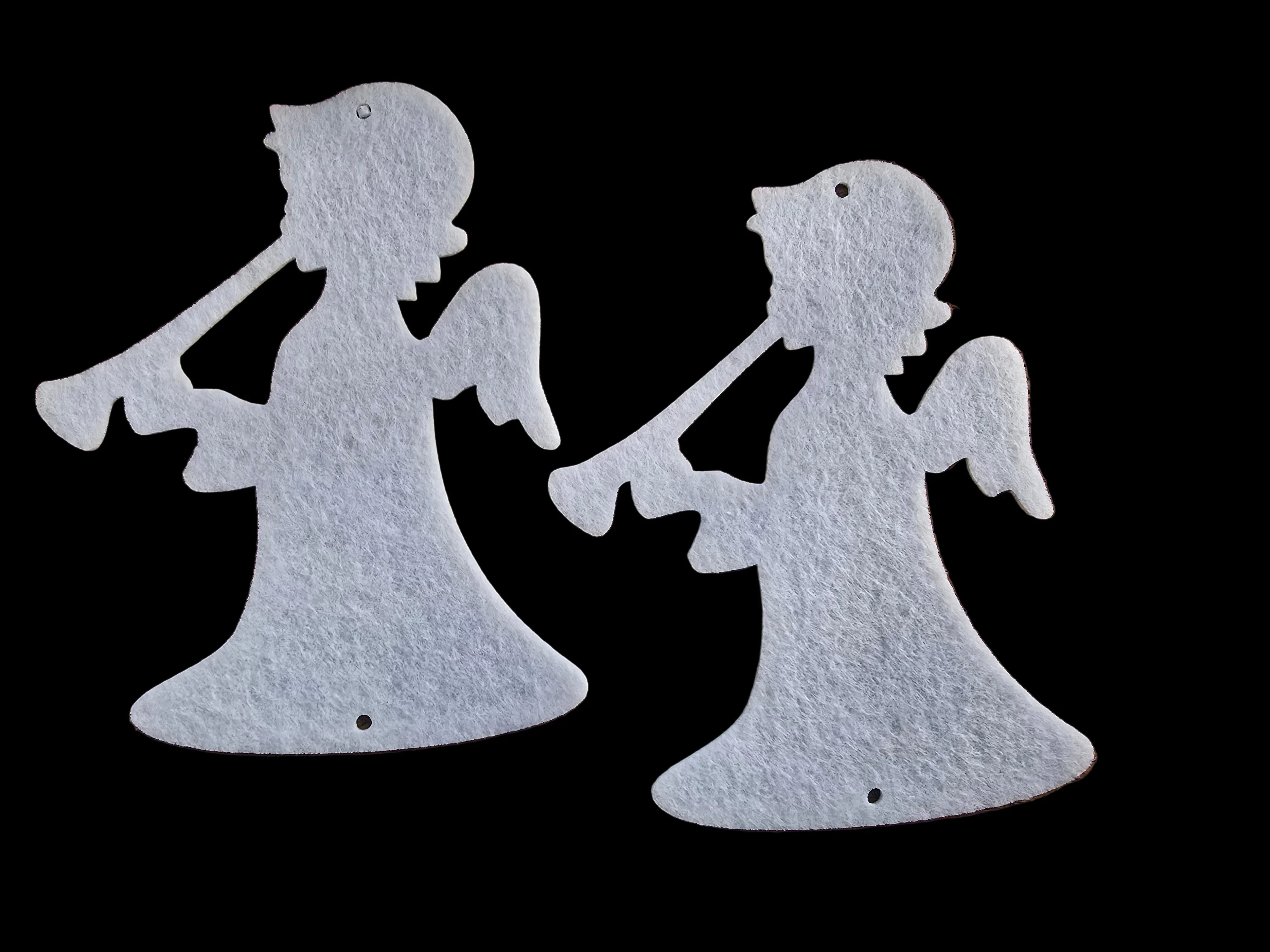 Filzfigur - Engel groß 2er Set - Bastelschachtel - - 